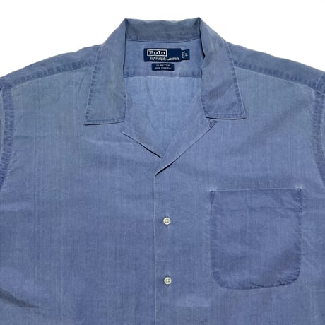 POLO RALPHLAUREN　"CLAYTON" OPEN COLLAR SHIRT