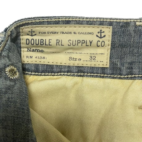 RRL RALPHLAUREN　"INDIGO DENIM CARGO" SHORTS