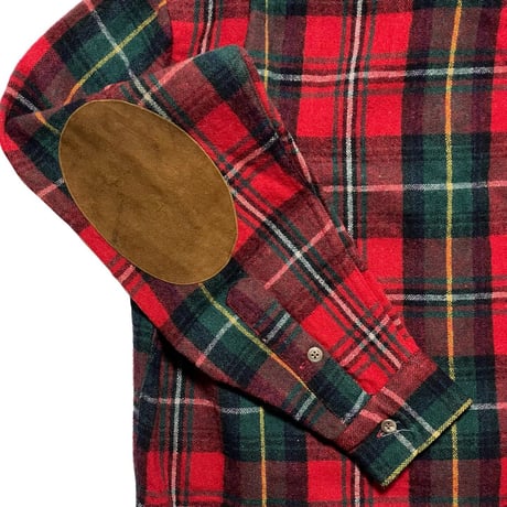 POLO RALPHLAUREN　"SHOULDER PAD" FLANNEL SHIRT