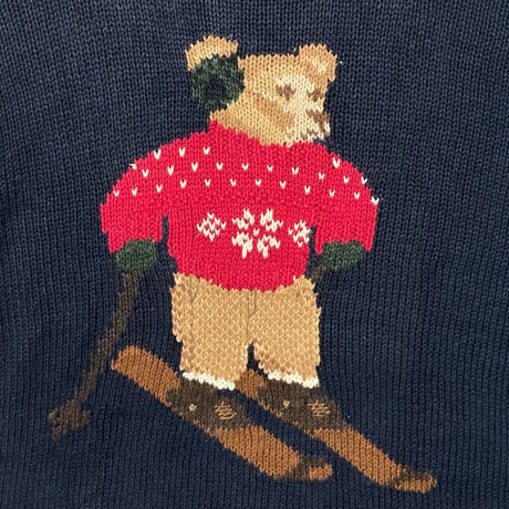 POLO RALPHLAUREN　"SKIING BEAR" SWEATER