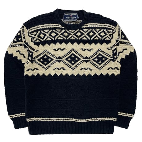 POLO SPORT RALPHLAUREN　"HANDKNIT" SWEATER