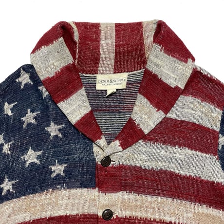DENIM&SUPPLY RALPHLAUREN　"STAR&STRIPED" CARDIGAN