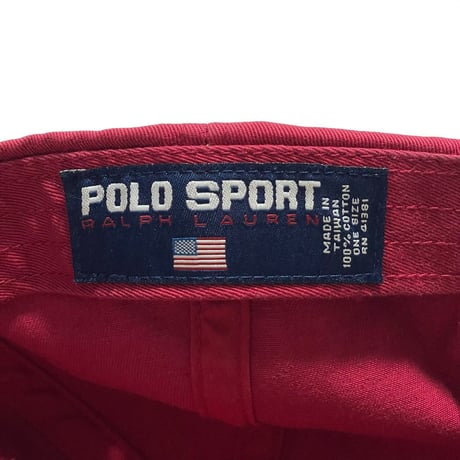 POLO  SPORT RALPHLAUREN　"USA" 6-PANEL CAP