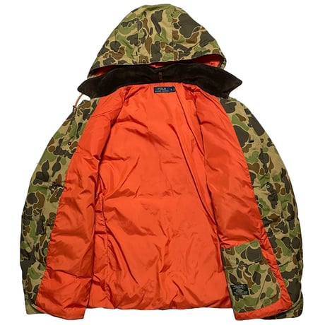 POLO RALPHLAUREN　"BUTTON FLY" DOWN JACKET