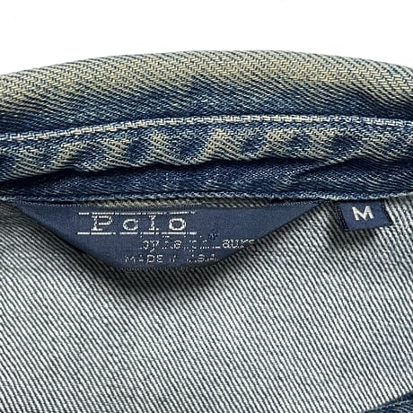POLO RALPHLAUREN　"MADE IN USA" DENIM SWING TOP