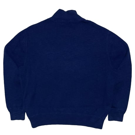 POLO RALPHLAUREN　"SCRIPT LOGO" HARF-ZIP SWEAT
