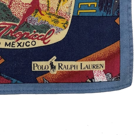 POLO RALPHLAUREN　"POSTCARD" BANDANA