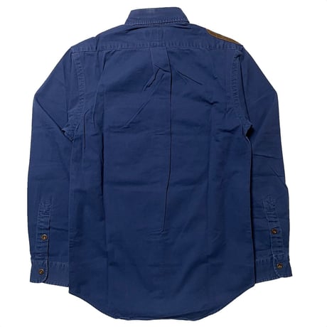 POLO RALPHLAUREN　"SHOULDER LEATHER PATCH" HUNTING SHIRT
