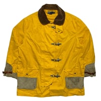 POLO RALPHLAUREN　"SUEDE LEATHER" FIREMAN JACKET (90's VINTAGE)