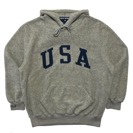 POLO RALPHLAUREN　"USA" FLEECE HOODIE