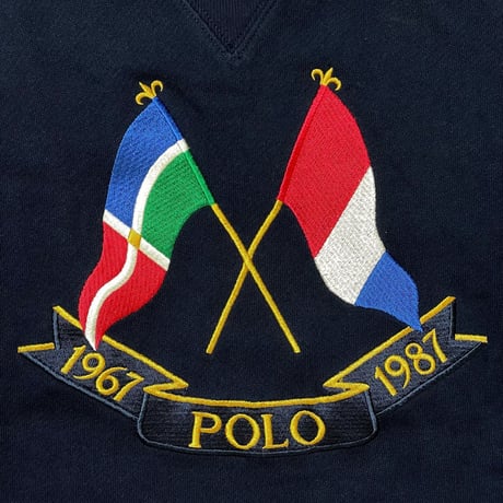 POLO RALPHLAUREN　"CROSS FLAG" SWEAT