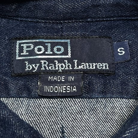 POLO RALPHLAUREN　"PONY" BUTTON DOWN DENIM SHIRT