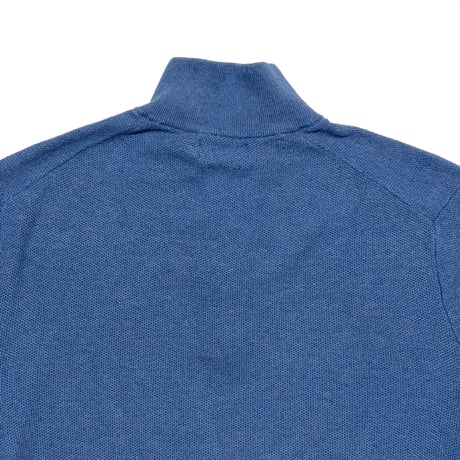 1POLO RALPHLAUREN　"HARF-ZIP" SWEAT SHIRT (BLUE)