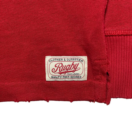 RUGBY RALPHLAUREN　"VINTAGE WEATHERING" L/S RUGBY TEE