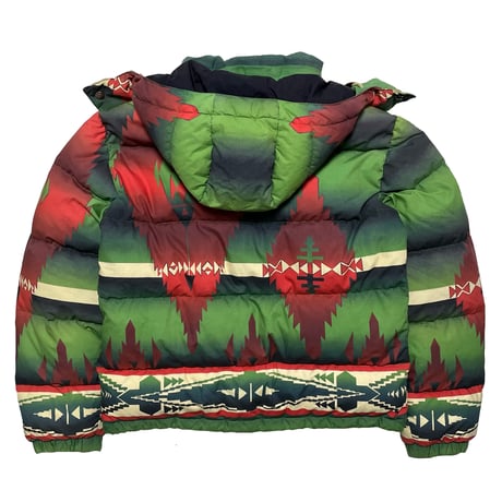 POLO RALPHLAUREN　 "NATIVE PATTERN" DOWN JACKET(M)