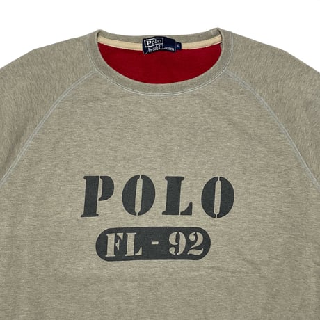 POLO RALPHLAUREN　"LOGO PRINTED" SWEAT