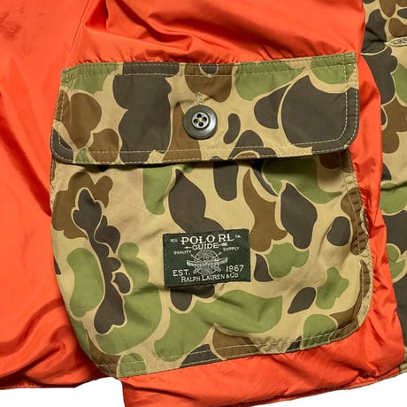 POLO RALPHLAUREN　"BUTTON FLY" DOWN JACKET