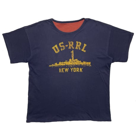 RRL RALPHLAUREN　"US-RRL NEW YORK" REVERSIBLE S/S TEE