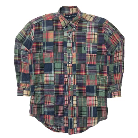 RALPHLAUREN　 "BLAKE" PATCHWORK SHIRT