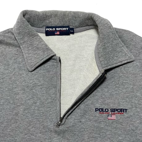 POLO SPORT RALPHLAUREN　"HARF-ZIP" RUGBY SHIRT