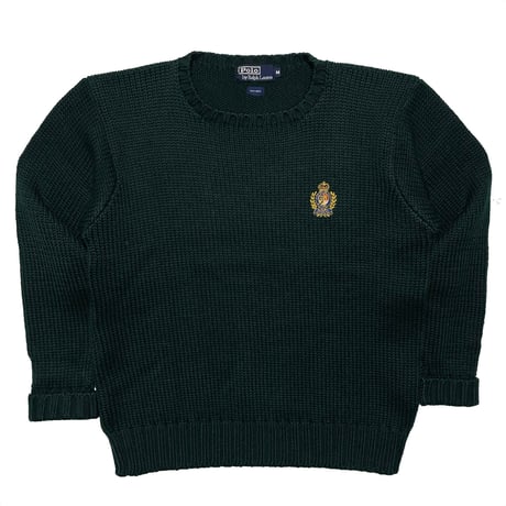 POLO RALPHLAUREN　"CREST LOGO" SWEATER