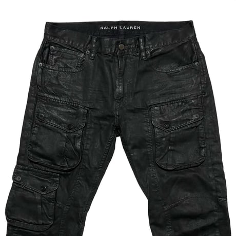 RALPHLAUREN　"BLACK LABEL" DENIM CARGO PANTS