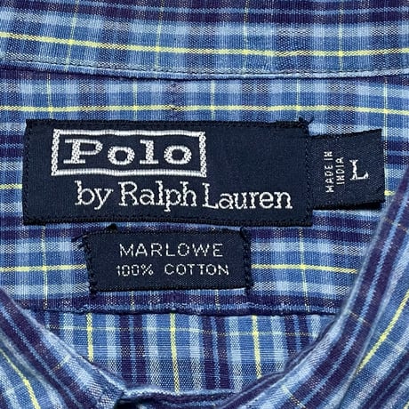 POLO RALPHLAUREN　"MARLOWE" BUTTON DOWN SHIRT