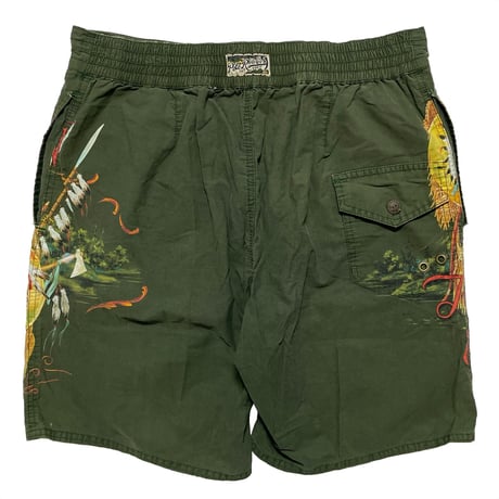 POLO RALPHLAUREN　"THE BLACK RIVER TRAIL" SWIM SHORTS