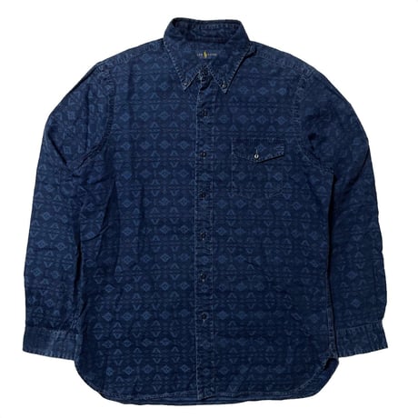 RALPHLAUREN　"INDIGO" BUTTON DOWN SHIRT