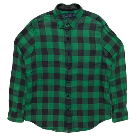 POLO RALPHLAUREN　"BLOCK CHECK" FLANNEL SHIRT