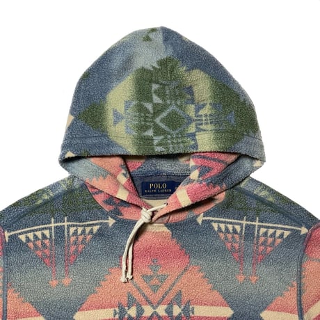 POLO RALPHLAUREN　 "NATIVE" FLEECE HOODIE (M)