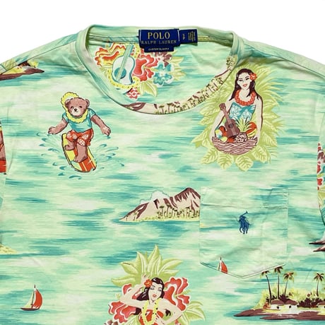 POLO RALPHLAUREN　"SURF BEAR" S/S TEE