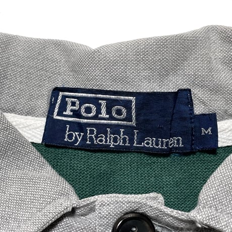 POLO RALPHLAUREN　"FIRE JUMPER" COLOR BLOCK POLO SHIRT