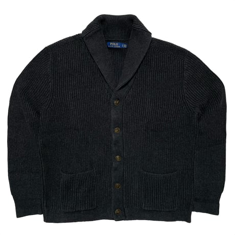 POLO RALPHLAUREN　"CHARCOAL" CARDIGAN
