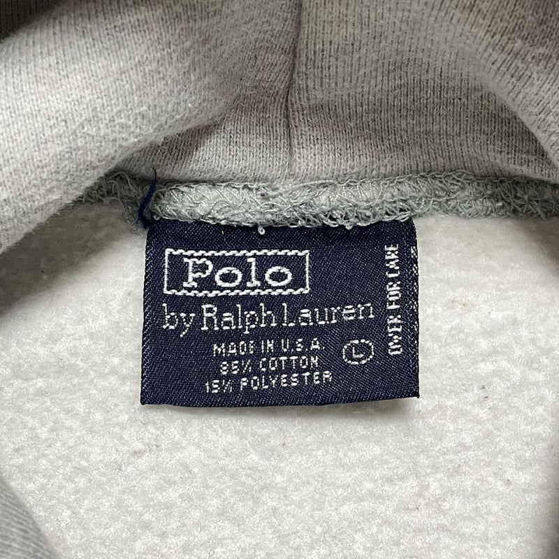 POLO RALPHLAUREN HOCKEY BEAR HOODIE (MADE IN ...