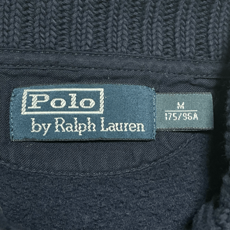 POLO RALPHLAUREN　"ELBOW PATCH" CARDIGAN