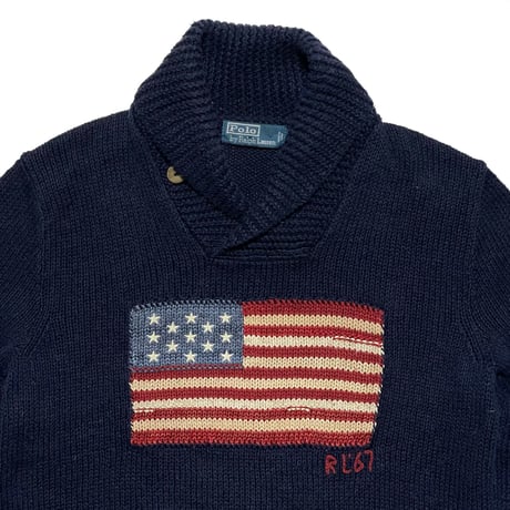 POLO RALPHLAUREN　"USA FLAG" CARDIGAN