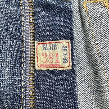 POLO RALPHLAUREN　"SLIM 381" DENIM PANTS