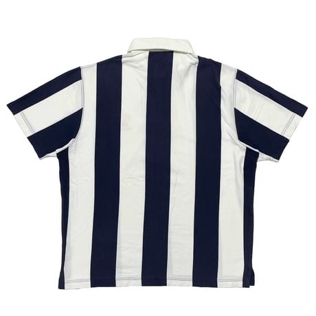 POLO RALPHLAUREN　"VERTICAL STRIPES" S/S RUGBY SHIRT