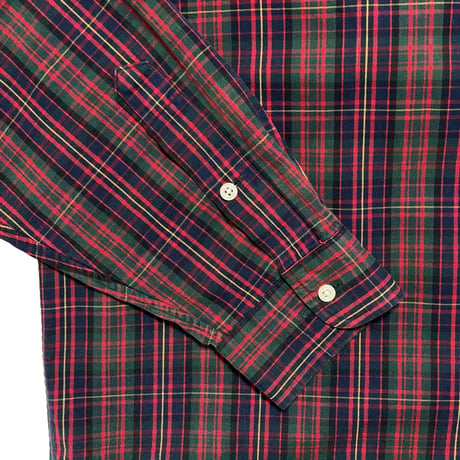 RALPHLAUREN　"CHECKED" BIG SHIRT (RED)