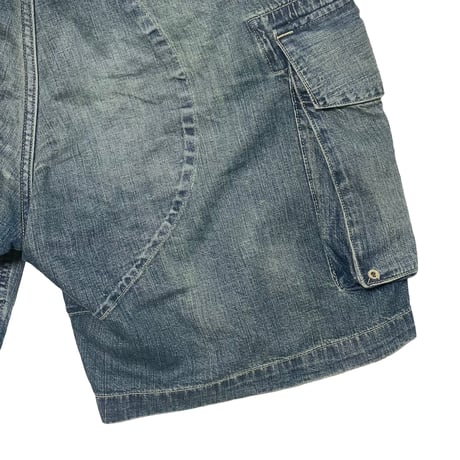 RRL RALPHLAUREN　"INDIGO DENIM CARGO" SHORTS