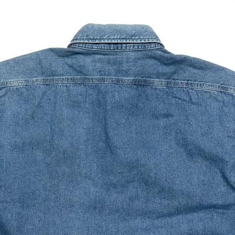 POLO COUNTRY RALPHLAUREN　"METAL BUTTON" DENIM SHIRT (M)