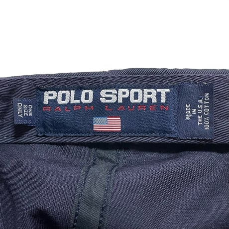 POLO SPORT RALPHLAUREN　 "MADE IN USA🇺🇸" BASEBALL CAP