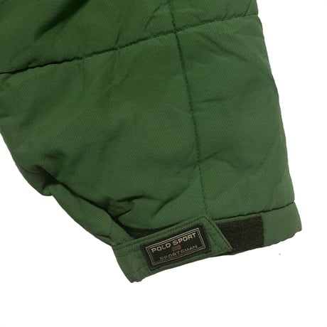 POLO SPORT RALPHLAUREN　"GREEN" PADDED JACKET