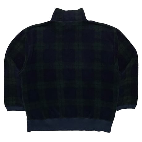 POLO SPORT RALPHLAUREN　"BLACK WATCH" HARF-ZIP FLEECE JACKET