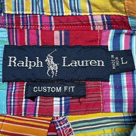 RALPHLAUREN　"PATCH WORK" S/S SHIRT
