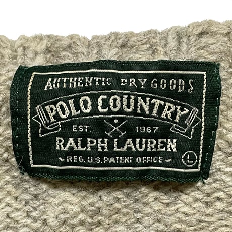 POLO COUNTRY RALPHLAUREN　 "POLO SPORTSMAN" O.G.SWEATER