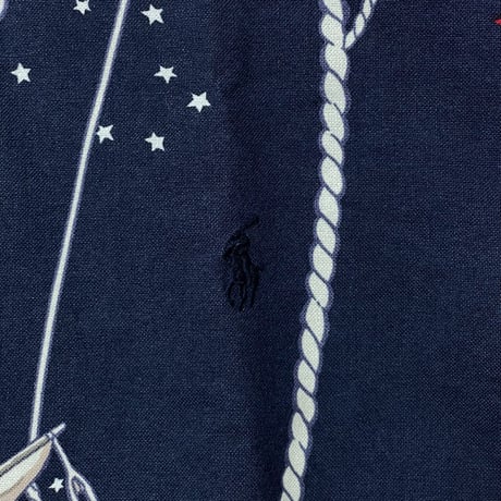 RALPHLAUREN　"BIG AND TALL USA FLAG" BUTTON DOWN SHIRT
