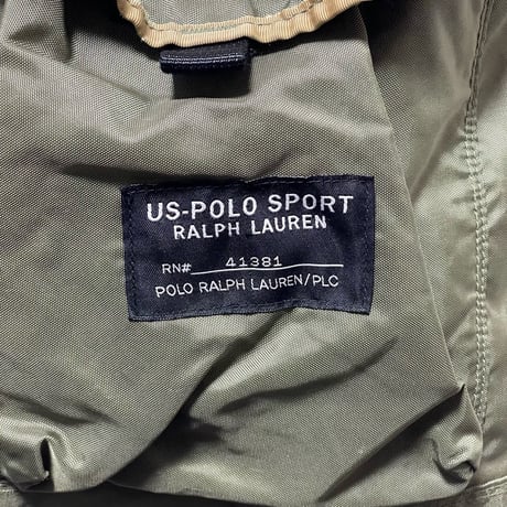 POLO SPORT RALPHLAUREN　"MILITARY" BUCKPACK