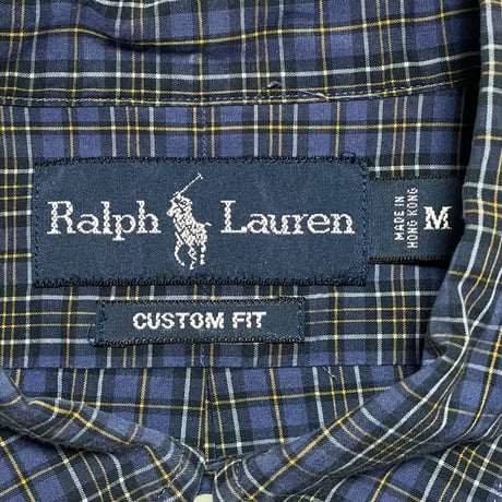 RALPHLAUREN　"CUSTOM FIT" BUTTONDOWN SHIRT